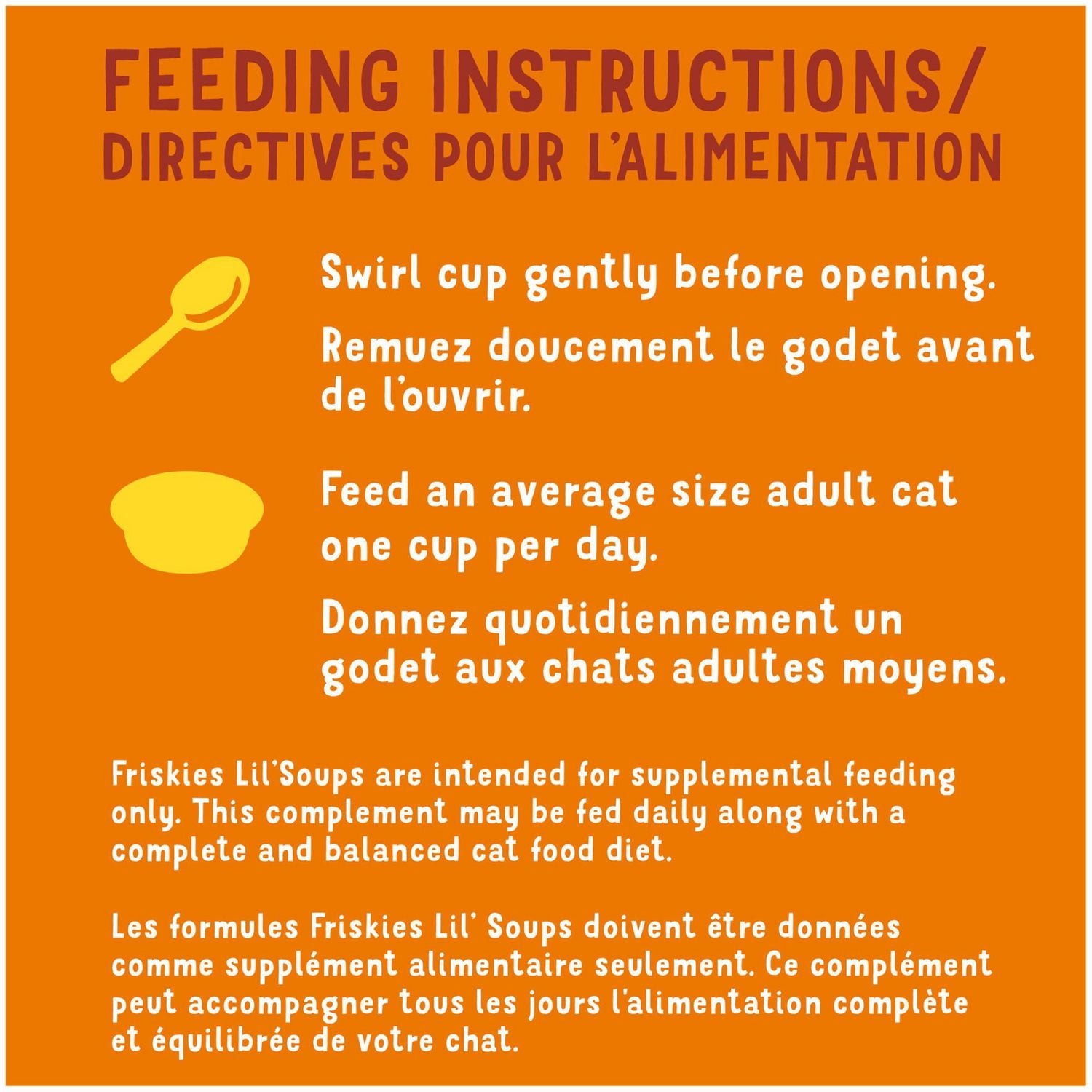 Friskies Lil' Soups avec Poulet et Courge Musquée dans un Bouillon Velouté Complément pour Chats 34 g