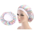 thumbnail image 4 of Gorros Sleep Cap HUOGUO con purpurina con láser, turbante sedoso y quimio, 4 of 5