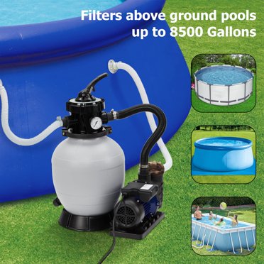 VEVOR Above Ground Pool Pump, 1.5HP/0.35HP, Dual Speed Swimming Pool Pump High 110 Gpm 54 Ft Lift Low 52 Gpm 14 Ft Lift 110v 3450 Rpm Strainer Basket 122 F M