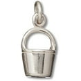 thumbnail image 1 of Sterling Silver 20" Unisex 1.5mm Box Chain 3D Water Bucket Pale Or Basket Pendant Necklace, 1 of 2