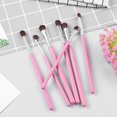 thumbnail image 4 of Juego de brochas de maquillaje y cosméticos con mango de madera y pelo suave de 7 piezas (C) JShteea Cuidado Belleza, 4 of 9