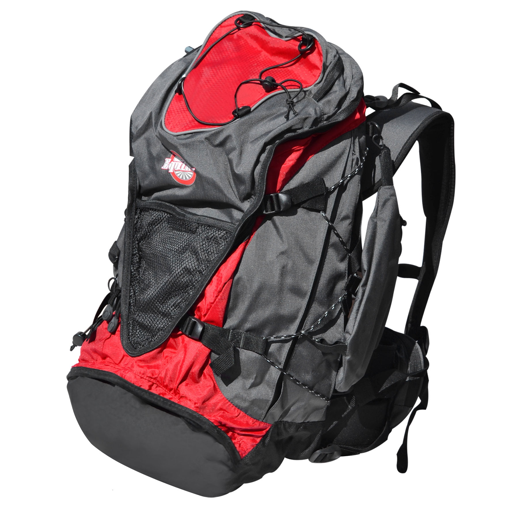 Sunrise Heavyduty Waterproof Travel Hiking Backpack Women Men Mountaineering Rucksack(Red)