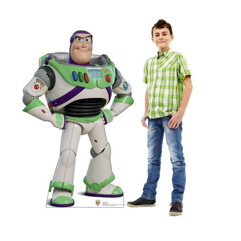 Toy Story 4 Buzz Lightyear Lifesize Cardboard Cutout, 3ft 9in