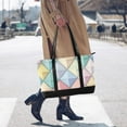 thumbnail image 4 of FORMRS Laptop Tote Bag for Women with 15.6" Computer Compartments Handbag, Colorful Geometric, 4 of 7