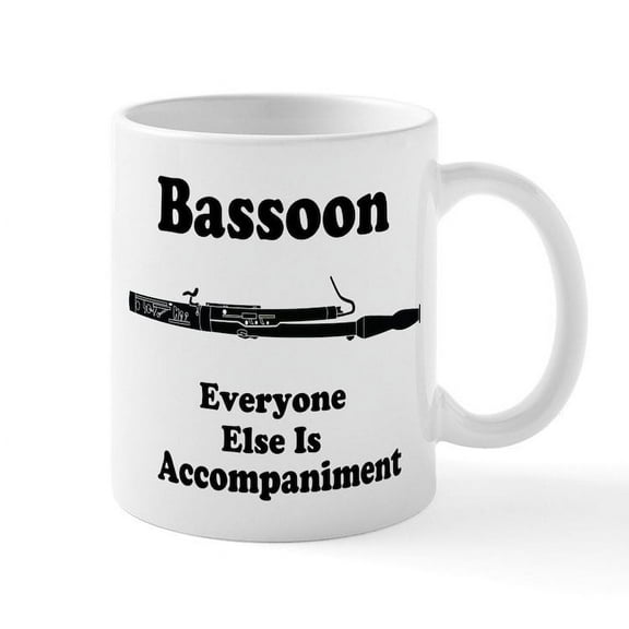 CafePress - Funny Bassoon Mug - 11 oz Ceramic Mug - Novelty Coffee Tea Cup