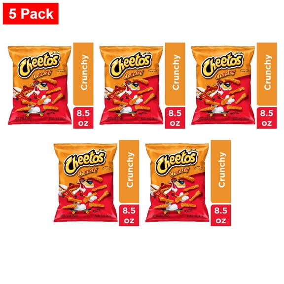 Cheetos Crunchy Cheese Chips 8.5 oz - 5 Pack