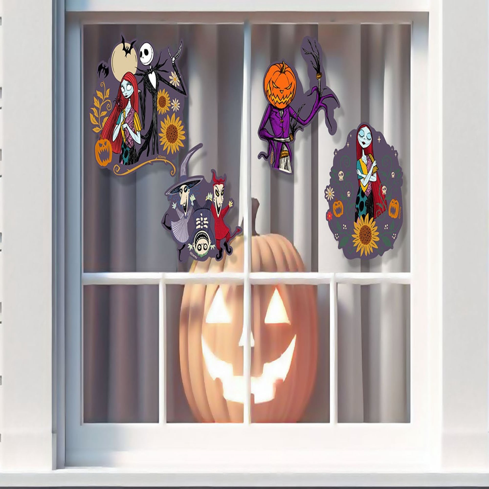 Disney's Nightmare before Christmas Decorative Halloween Window Cling