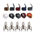 thumbnail image 1 of Finger Pick Protector, Durable Strong Plasticity Quality Material 15Pcs Xylonite Guitar Finger Pick, Ukulele Electric Guitar Electric Bass For Bass Guitar, 1 of 8