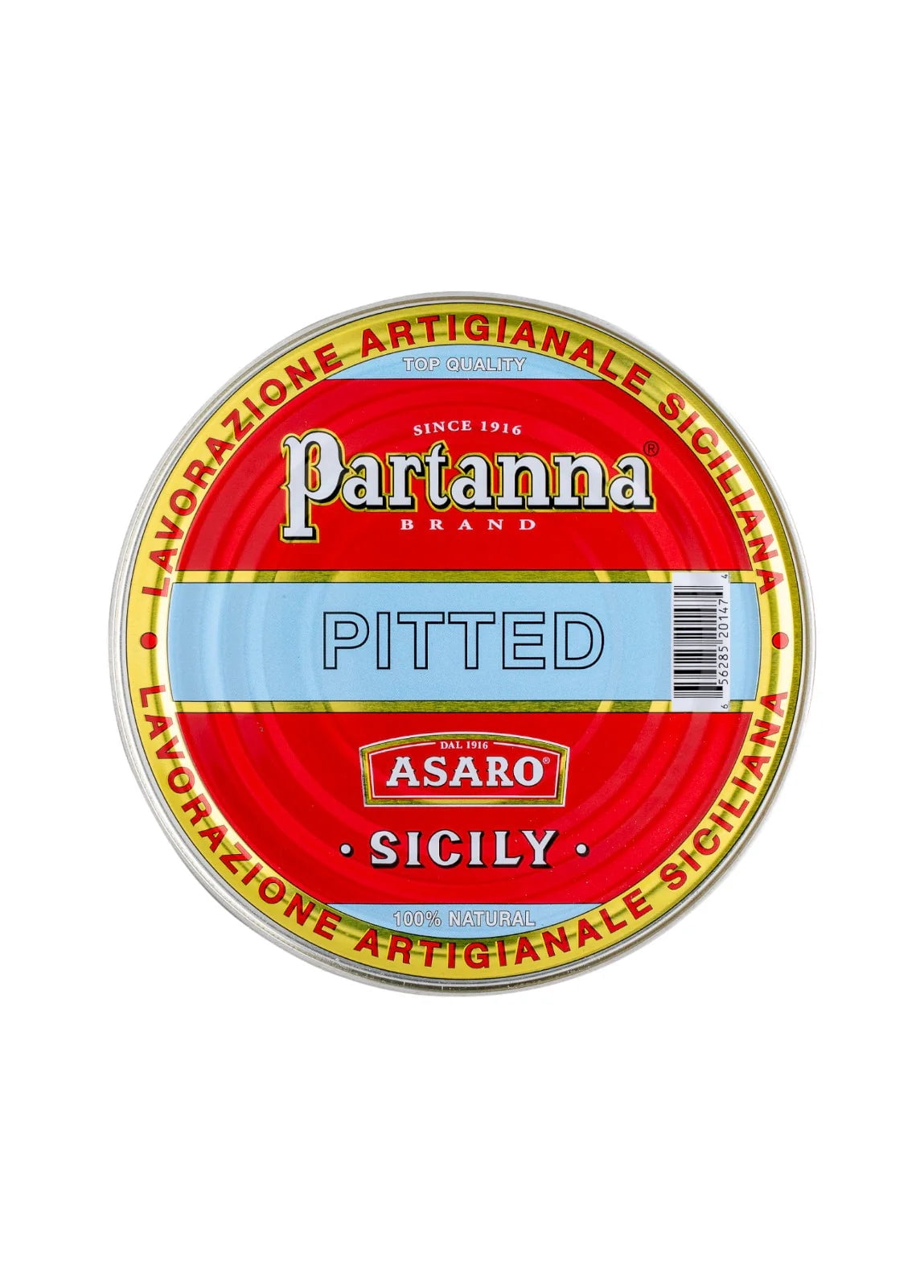 Partanna Pitted Castelvetrano Olives - Authentic Sicilian - Handpicked - Snacking-Aperitif-Cooking-Baking-Heart-Healthy- Keto & Paleo- Product Of Italy - 144oz (5.07 LBS) Can