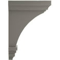 thumbnail image 3 of Ekena Millwork 4"W x 4 3/4"D x 8"H Small Jefferson Wood Vintage Decor Corbel, Reclaimed Grey, 3 of 6