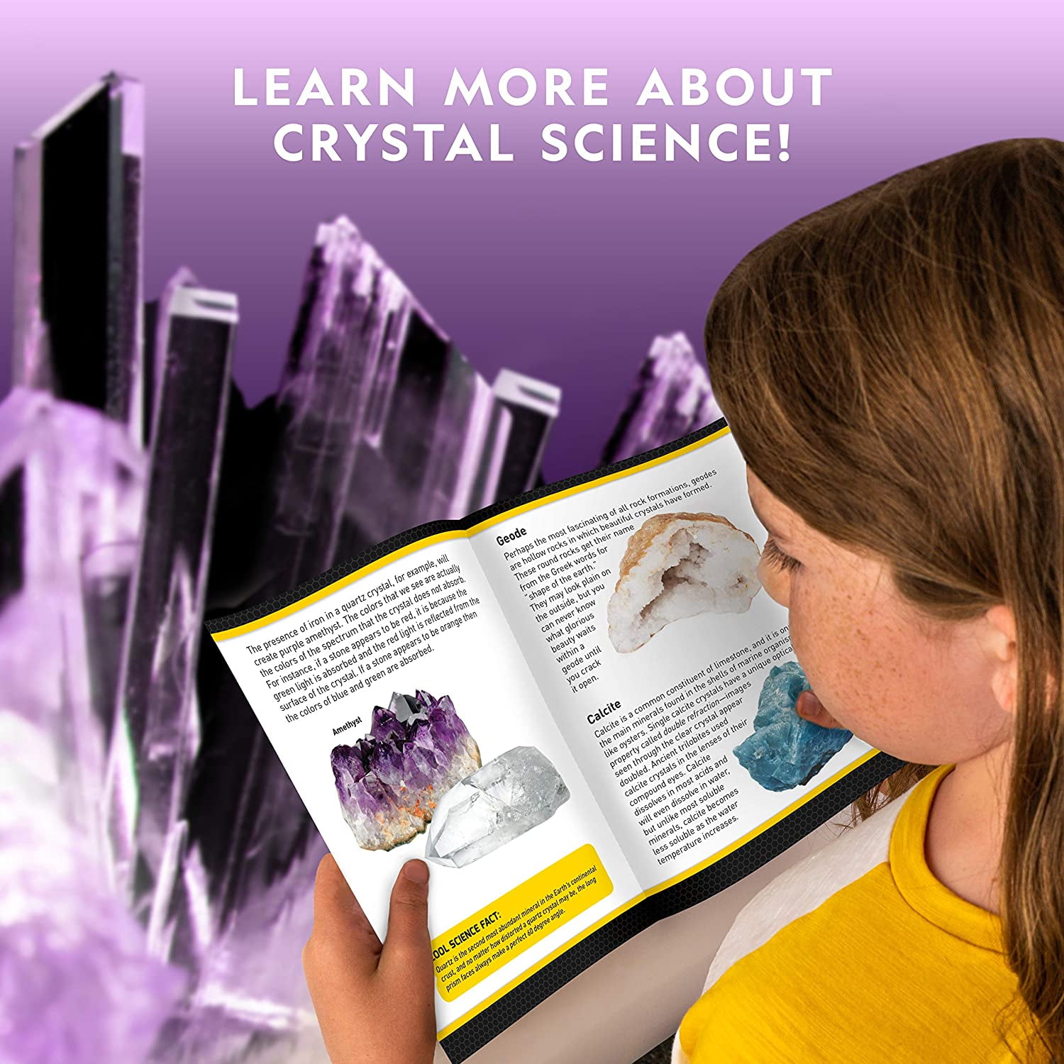 Grow 6 Vibrant Crystals NATIONAL GEOGRAPHIC Mega Crystal Growing Lab