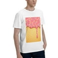 thumbnail image 2 of Bingfone Pink Ice Cream Men'S Loose Fit Short-Sleeve Pocket T-Shirt, 2 of 7