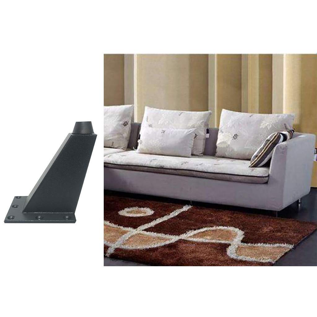 Retro Sofa Leg Plinth Anti-damp Wardrobe Cupboard Furniture Feet 10cm Black 