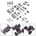 thumbnail image 6 of Almencla 1/14 RC Cars Metal Spare Parts 14209 14210 RC Car Metal Parts for 14209 14210 Rear Lower Upper Swing Arm Sturdy DIY Accessory argent, 6 of 8