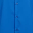 thumbnail image 6 of Men's Short Sleeve Button Down Shirts Solid Color Loose Fit Casual Business Tops Lapel Collar Summer Blouses (XL, Blue), 6 of 6