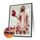 thumbnail image 3 of Cuadros Decorativos Chica hecha a mano en vestido rojo 5D DIY Kit de dibujo de taladro redondo completo pintura de diamante JShteea Nuevos Originales, 3 of 9