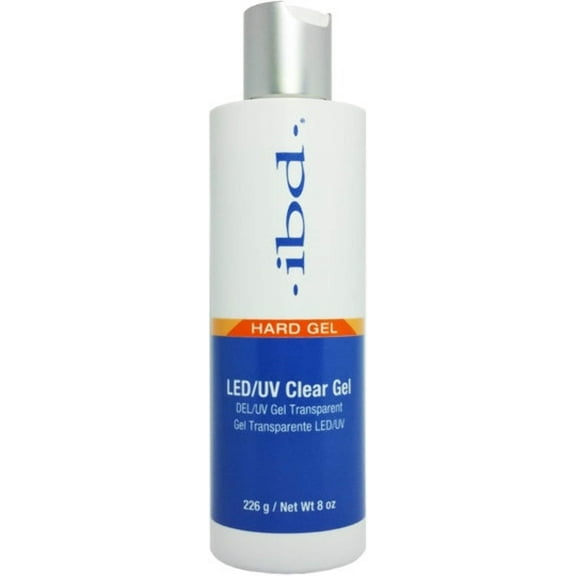 Ibd Hard Gel LED / UV Builder Gel Clear 8 oz #65614