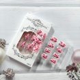 thumbnail image 4 of Uñas postizas adhesivas GCSQW Navidad Candy Cane 24 piezas, 4 of 6