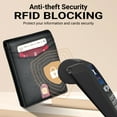 thumbnail image 4 of Fianmy Wallet for Men, Slim Leather Rfid Blocking Mens Wallet, Minimalist Credit Card Holder with 2 ID Window, 4 of 8
