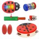 thumbnail image 2 of Juego de Instrumentos Musicales para Niños - 8 Piezas con Tamborín, Xilófono, Maracas, Güiro, Sonajas y Palo de Lluvia, Diseño Colorido y Seguro para el Desarrollo Musical Infantil, 2 of 6