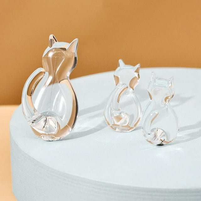 2 Pieces ABS Animal Shape Hook Cartoon Animal Punch-free Decorative Self-adhesive Replacement Simple Style Bathroom Key Hanger Transparent
