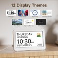thumbnail image 2 of Reloj calendario Raynic, reloj digital con fecha, 12 temas, 2 of 9