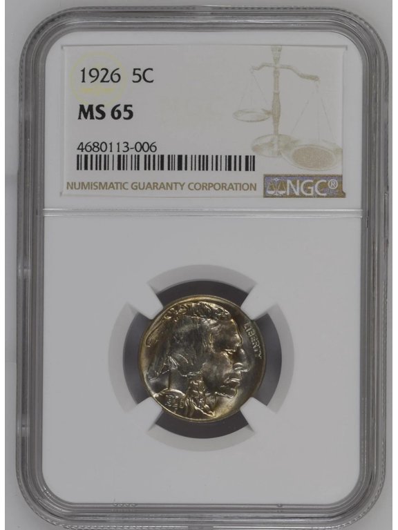 1926 Buffalo Nickel NGC MS-65