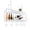 White, variant on ToppiJoy Ceiling Wine Rack, Hanging Wine Glass Rack with Glass Holder, for Bar Hotel Kitchen Restaurants (White)
