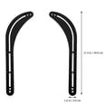 thumbnail image 2 of Soundbar Mount for TV Hanging 2Pcs Black Iron Soundbar Bracket Replacement, 2 of 4