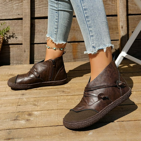 SKIYLEVZ Winter Boots Fashion Snow Boots for Women Warm Cozy Thermal Boots Fleece Lined Shoes with Thick Platform Office Outdoor Avtivities Cold Weather Footwear