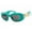 Green/Grey, variant on Woman Sunglasses Black Frame, Dark Grey Lenses, 56MM