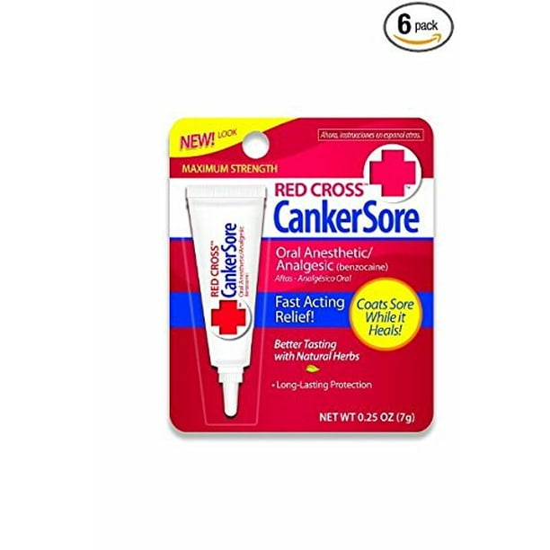 Red Cross Canker Sore Medication 0.25 Oz