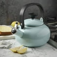 thumbnail image 5 of Kenmore 1.5 Qt Broadway Steel Whistling Stove Top Tea Pot Kettle, Glacier Blue, 5 of 5