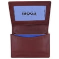 thumbnail image 2 of Moga Genuine Leather Business Card Holder Name Card Case Credit Card Wallet with ID Window, 2 of 18