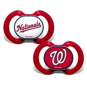 BabyFanatic Officially Licensed Pacifier 2-Pack - MLB Washington Nationals