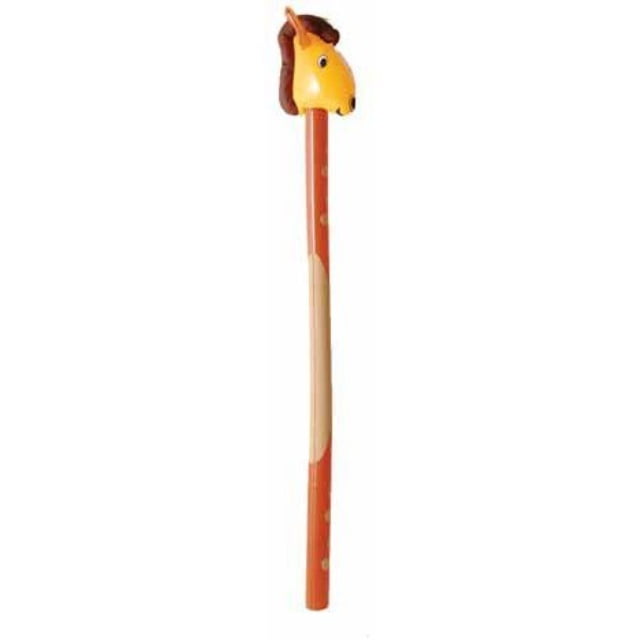 u.s. toy inflatable stick horse 60" inflate riding horse
