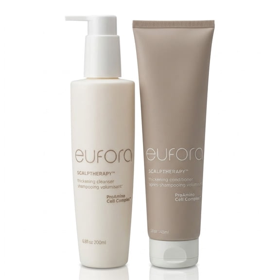 Eufora Scalptherapy Thickening Cleanser 6.8 Oz & Conditioner 5 Oz Set