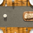 thumbnail image 3 of Mode Light Brown Table Runner, Seasonal Fall Washable Kitchen Dining Table Decoration for Home Party Decor 13x72 Inch, 3 of 15