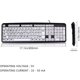 thumbnail image 3 of Teclado con letras grandes Teclado con cable para teclas con letras grandes Teclados USB kaili Sencillez, 3 of 5