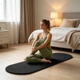 thumbnail image 6 of Yoga Mat Silica Mud Non-Slip Quiet Cushioned 70.8in Shock-Absorbing for Pilates Fitness Stretching Multicolor Macaron by MPOISVA, 6 of 7