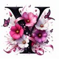 thumbnail image 1 of (B059) Resina Con Letras Y Margarita Mariposa Letras Y 30x30CM, 1 of 9