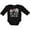 AB-Black, variant on My Aunt Loves Me Niece Nephew Elephant Boys or Girls Long Sleeve Baby Bodysuit