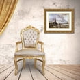 thumbnail image 3 of Kate, Jan Mari 32x24 Gold Ornate Wood Framed with Double Matting Museum Art Print Titled - Children Playing By The Ocean, 3 of 4
