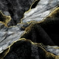 thumbnail image 3 of Black Marble Blanket Black Gold Marble Throw Blanket Flannel Fleece Blanket Black Gold Abstract Marble Texture Kids Boys Girls Blanket Soft Plush Blanket for Bedroom Couch Sofa, 3 of 6