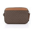 thumbnail image 4 of Michael Kors Women's Jet Set Signature PVC Crossbody Bag, Brown, 4 of 7
