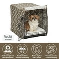 thumbnail image 6 of MidWest Dog Crate Cover, Privacy Dog Crate Cover Fits MidWest Dog Crates, Brown Geometric,  24in, 6 of 7