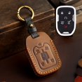 thumbnail image 1 of Car Key Fob Cover Case Protector For GMC Pickup Truck Car Key Case Fob Cover Leather Retro, 1 of 22