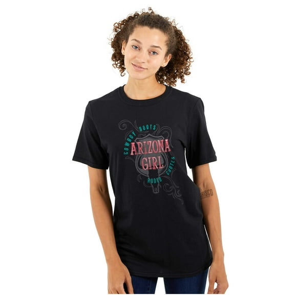 Cute Arizona Cowgirl Southwest Pride Women's Graphic T Shirt Tees Brisco Brands S
