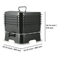 thumbnail image 2 of KFFKFF 5-Tray Worm Composter 44 QT/50 L Worm Compost Bin Indoor and Outdoor, 2 of 8