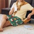thumbnail image 5 of Sikiie Cartoon Turkey Mens Pajama Shorts, Lightweight Lounge Pant with Pockets Soft Sleep Pj Shorts for Men3X-Large, 5 of 6